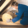 Free Loft Insulation being installed in Wales